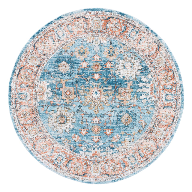Safavieh Shivan Shv797M Blue/Red Rug.