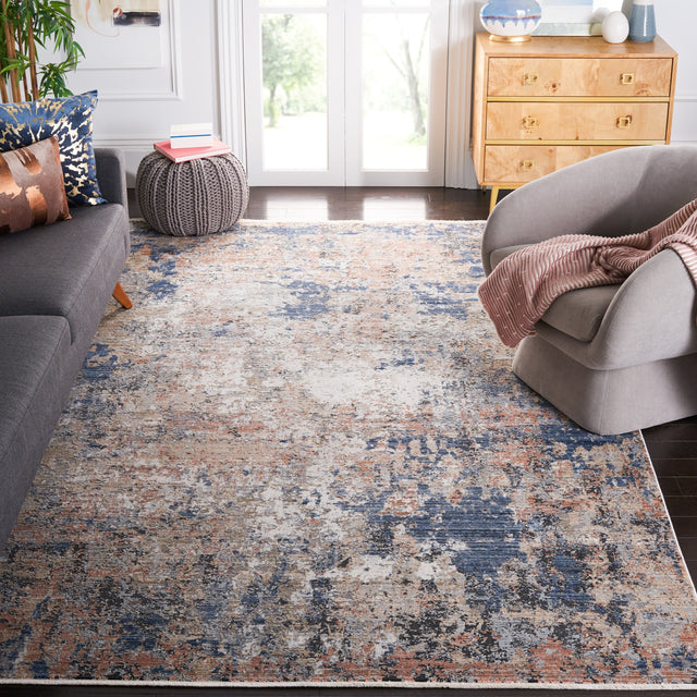 Safavieh Signature Sig764M Blue/Rust Rug.
