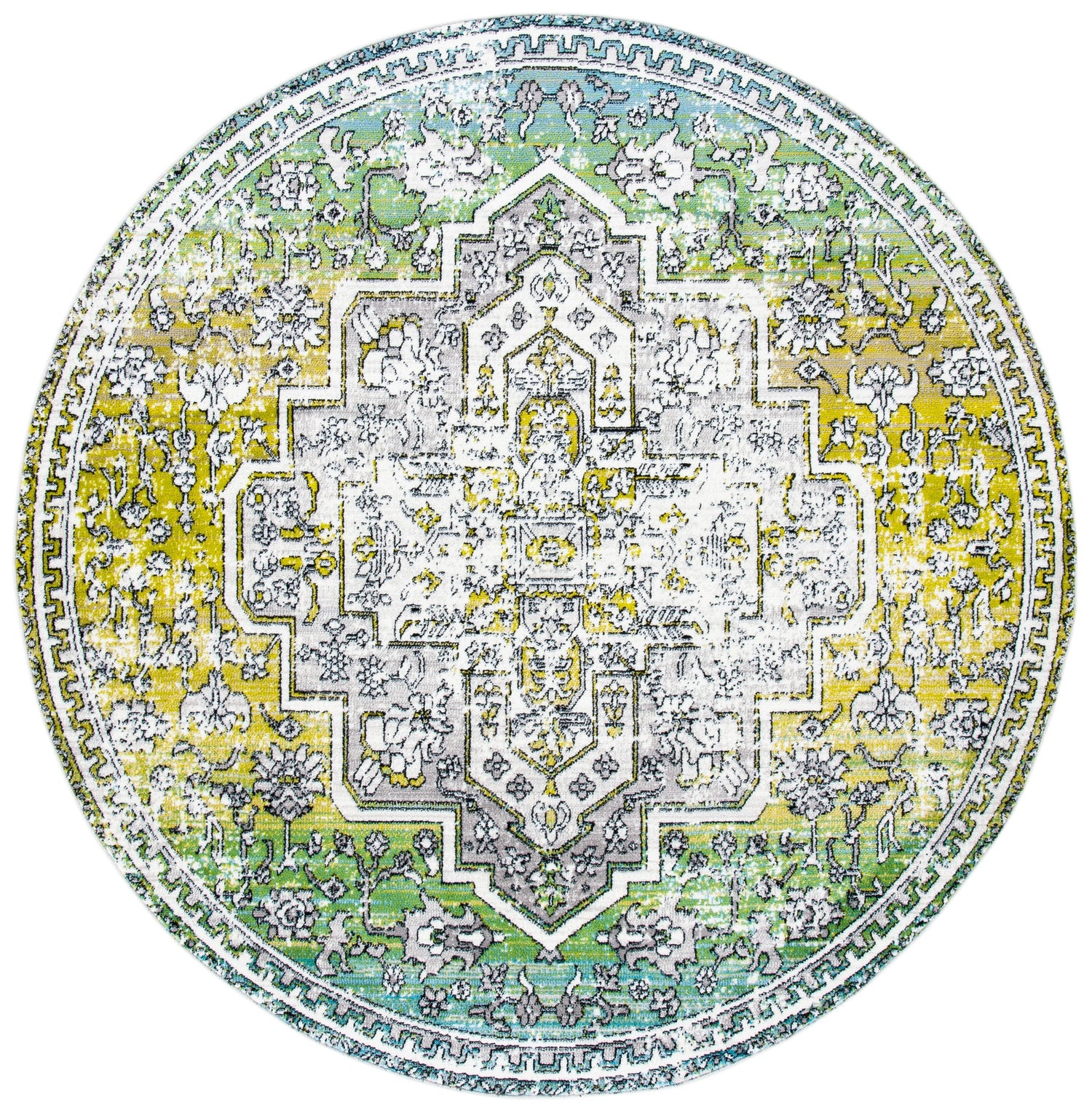 Safavieh Skyler Sky101Y Green/Ivory Rugs.