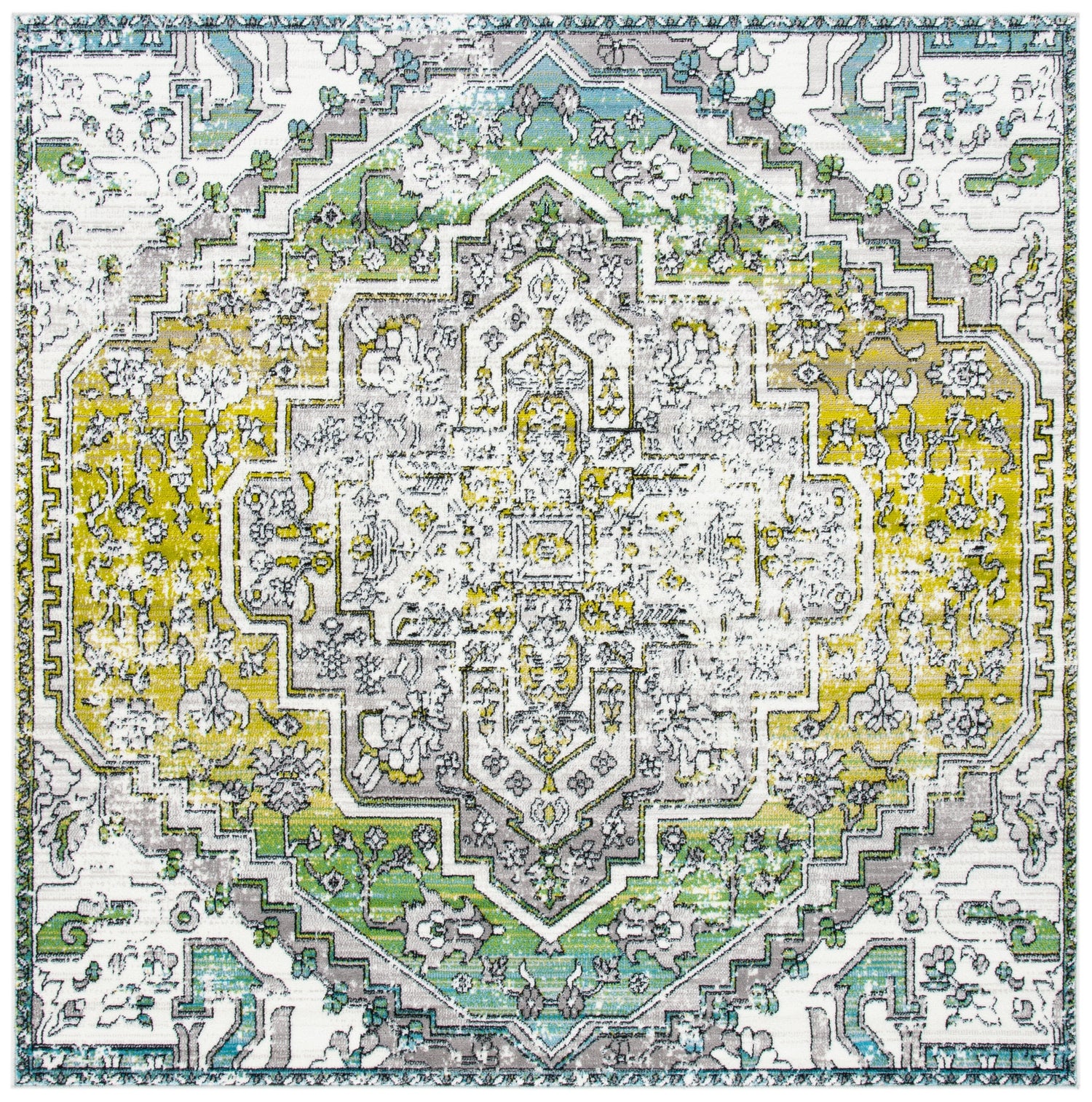Safavieh Skyler Sky101Y Green/Ivory Rugs.