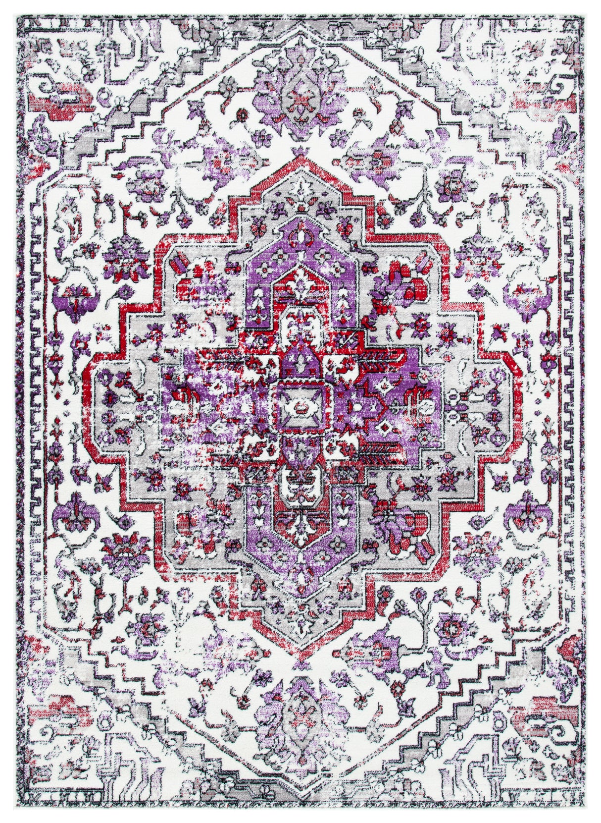 Safavieh Skyler Sky111V Ivory/Purple Rugs.