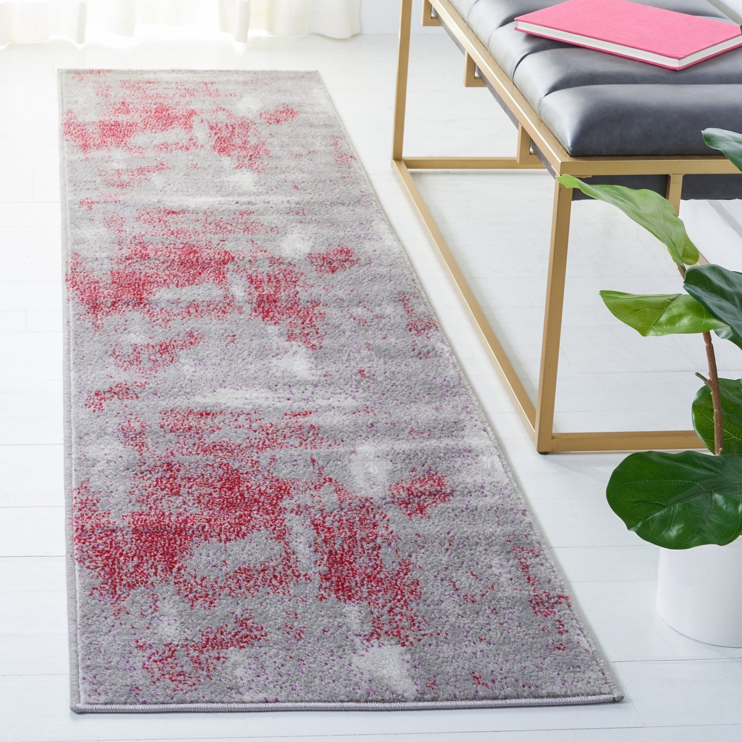 Safavieh Skyler Sky141Q Grey/Red Rugs.