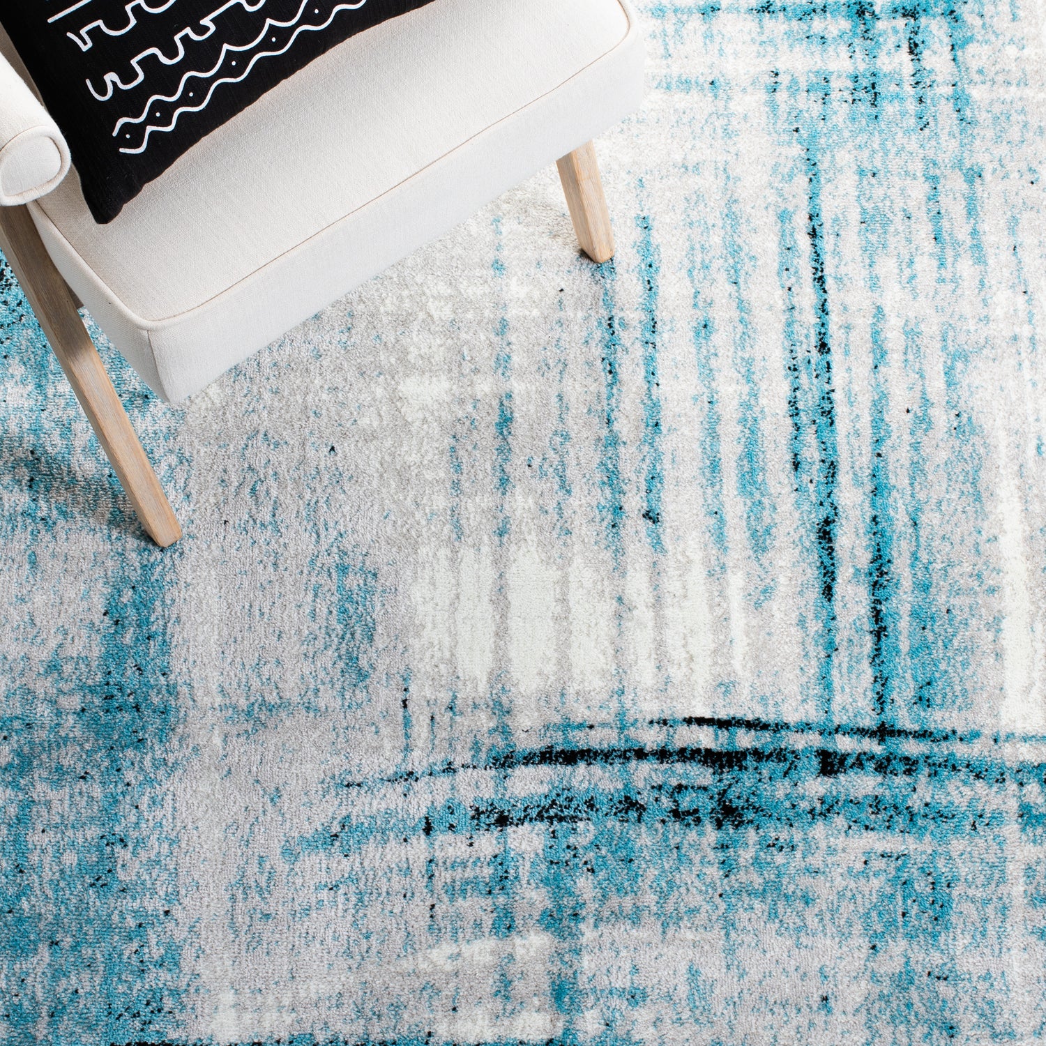Safavieh Skyler Sky152K Ivory/Teal Rugs.