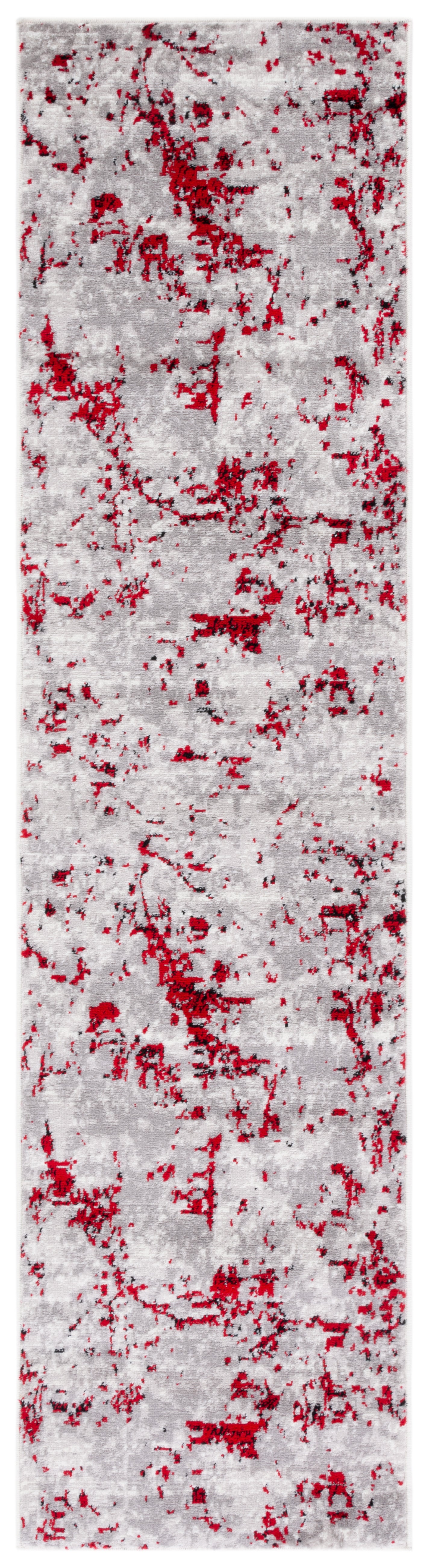 Safavieh Skyler Sky186Q Grey/Red Rugs.