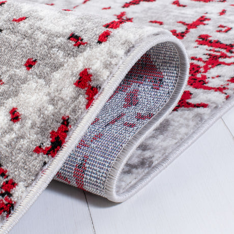 Safavieh Skyler Sky186Q Grey/Red Rugs.