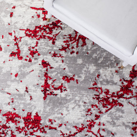 Safavieh Skyler Sky186Q Grey/Red Rugs.