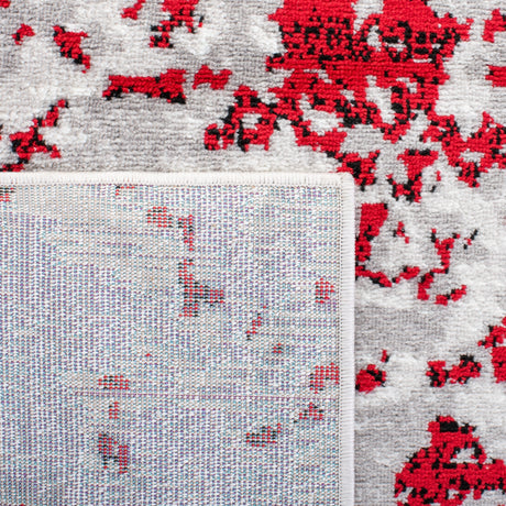 Safavieh Skyler Sky186Q Grey/Red Rugs.