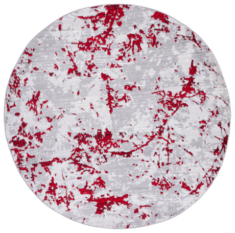 Safavieh Skyler Sky186Q Grey/Red Rugs.