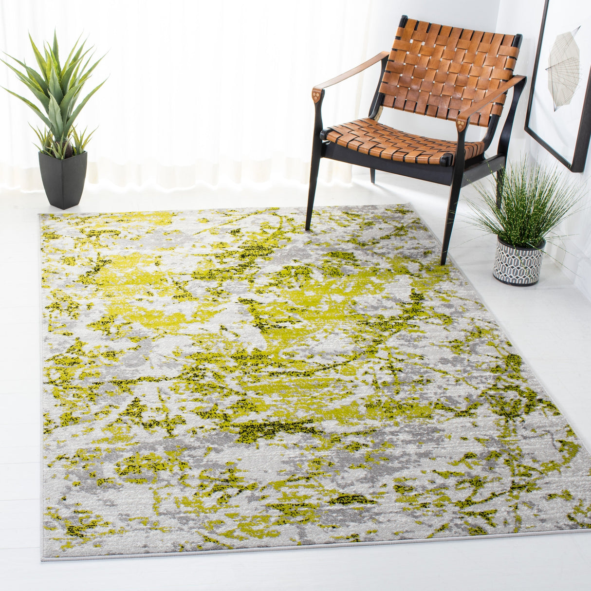 Safavieh Skyler Sky186Y Grey/Green Rugs.