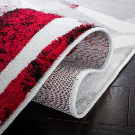 Safavieh Skyler Sky189Q Grey/Red Rugs.