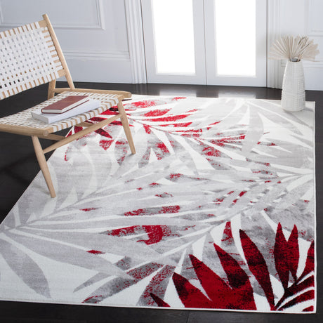 Safavieh Skyler Sky189Q Grey/Red Rugs.