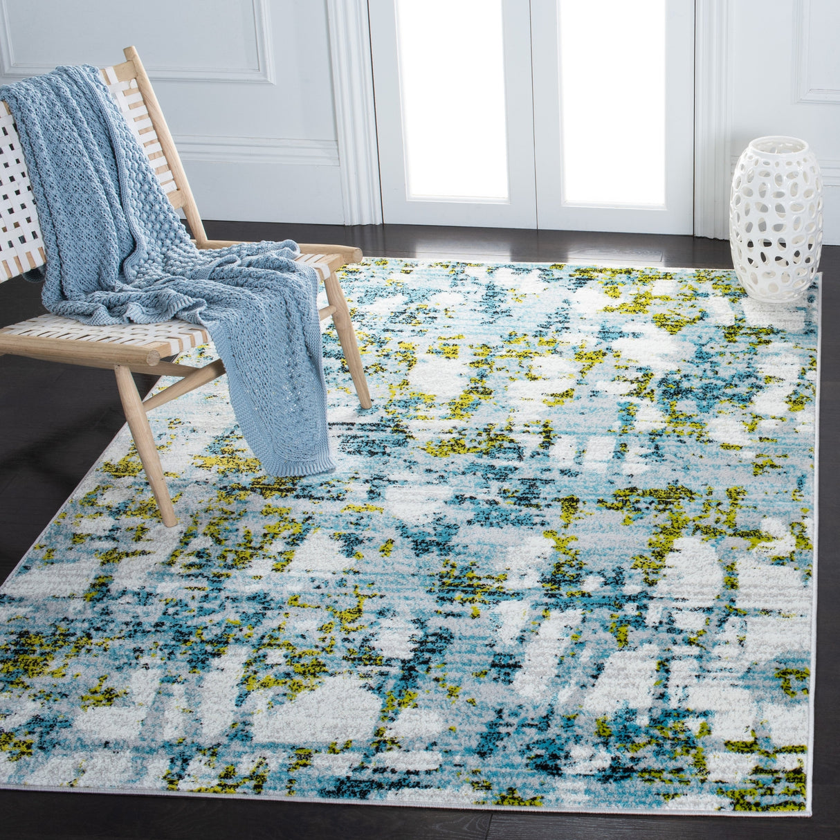 Safavieh Skyler Sky193K Teal/Green Rugs.