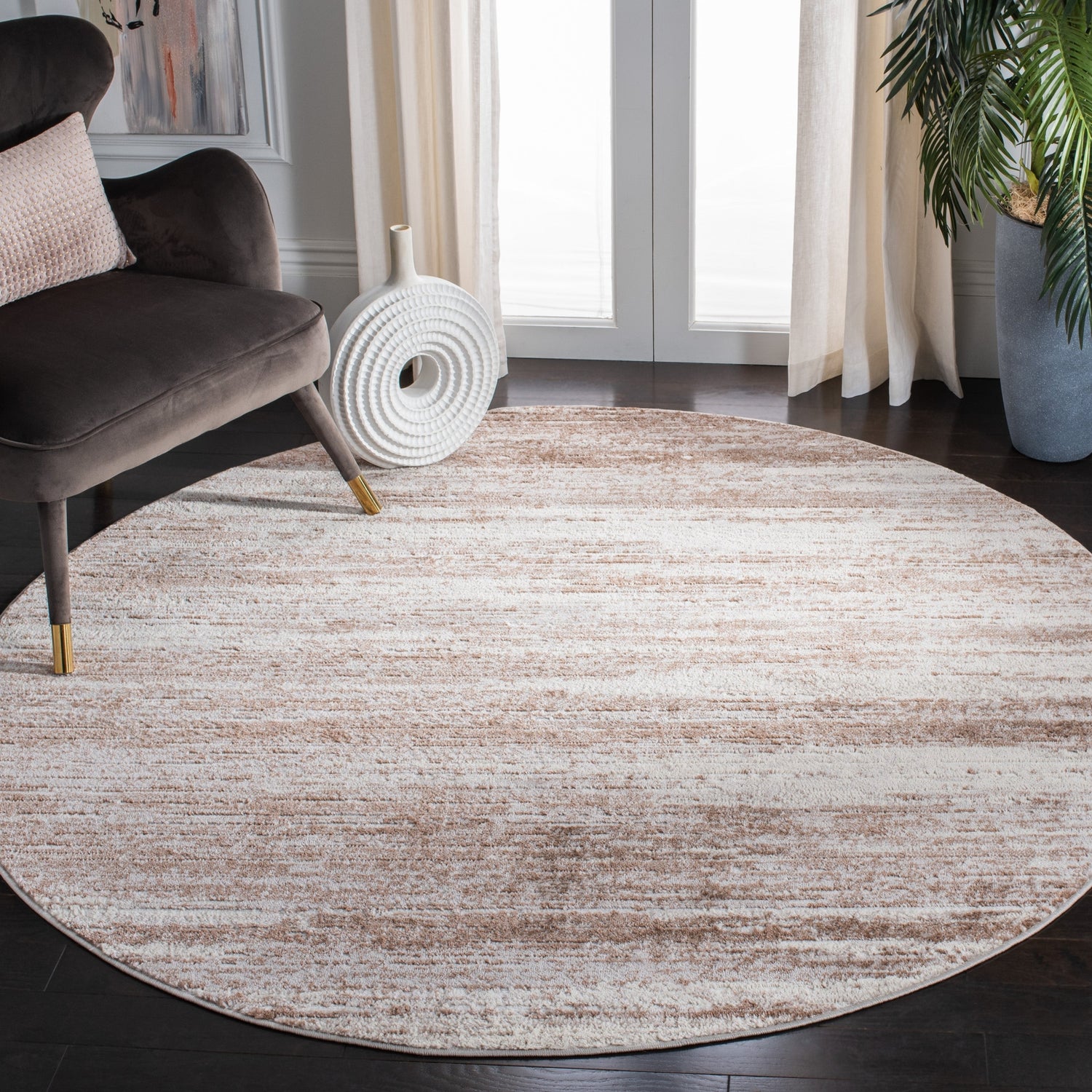 Safavieh Skyler Sky501B Brown/Ivory Rugs.