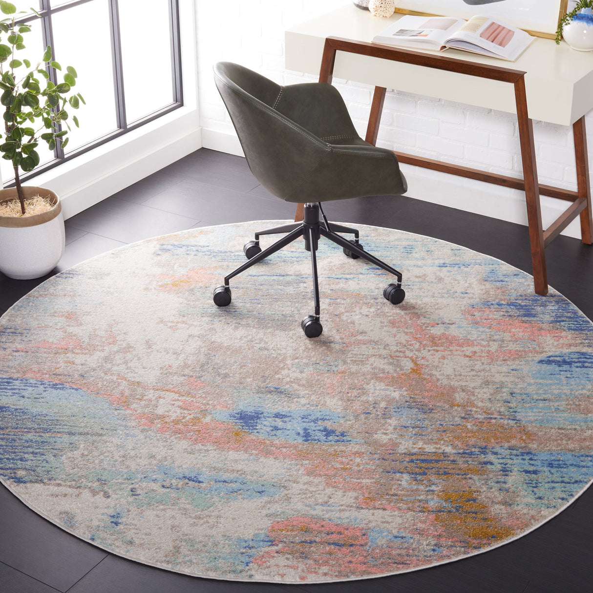 Safavieh Skyler Sky504C Beige Blue/Pink Rug.