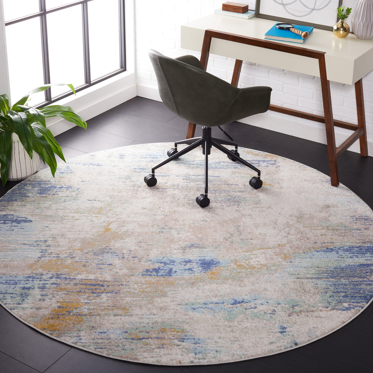 Safavieh Skyler Sky504D Beige/Blue Green Rug.