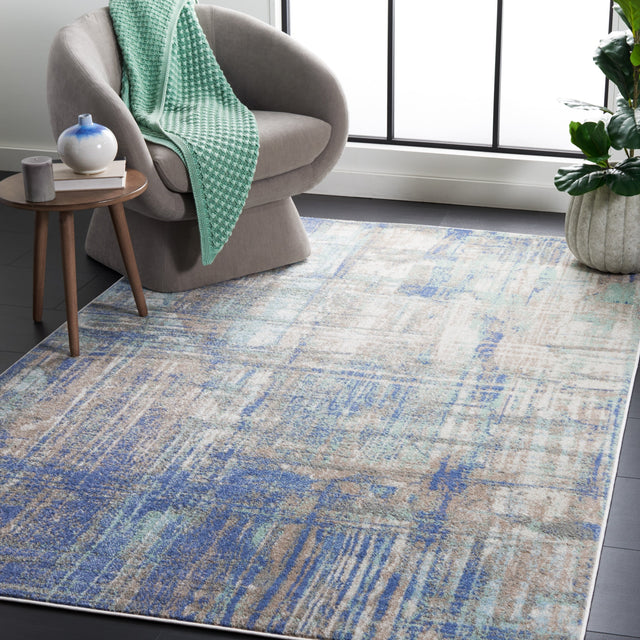 Safavieh Skyler Sky506F Grey Beige/Blue Rug.