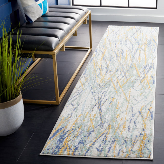 Safavieh Skyler Sky508D Gold/Blue Green Rug.