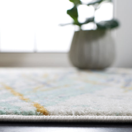 Safavieh Skyler Sky508D Gold/Blue Green Rug.