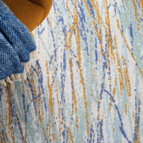 Safavieh Skyler Sky508D Gold/Blue Green Rug.