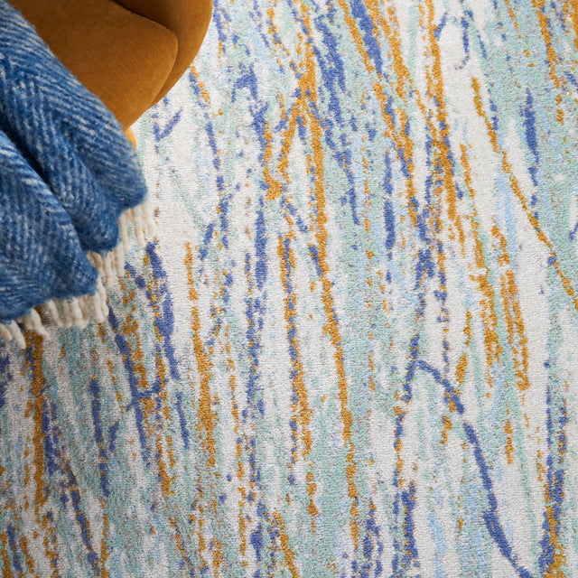 Safavieh Skyler Sky508D Gold/Blue Green Rug.