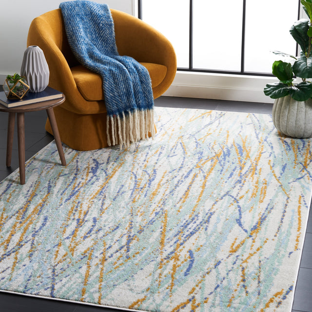 Safavieh Skyler Sky508D Gold/Blue Green Rug.