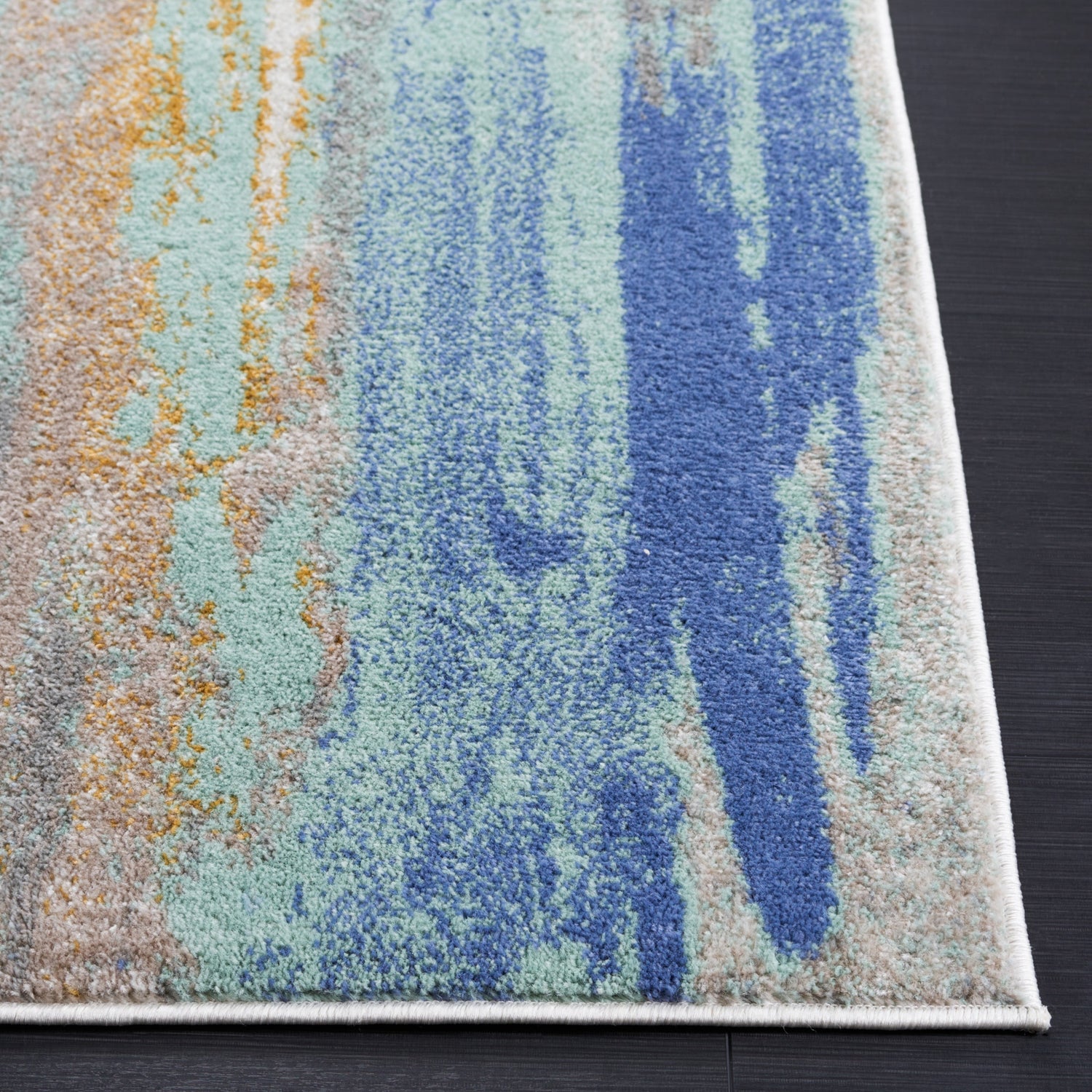Safavieh Skyler Sky510D Gold/Blue Green Rug.