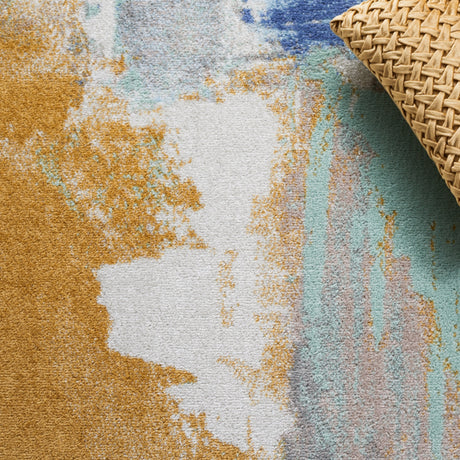 Safavieh Skyler Sky510D Gold/Blue Green Rug.