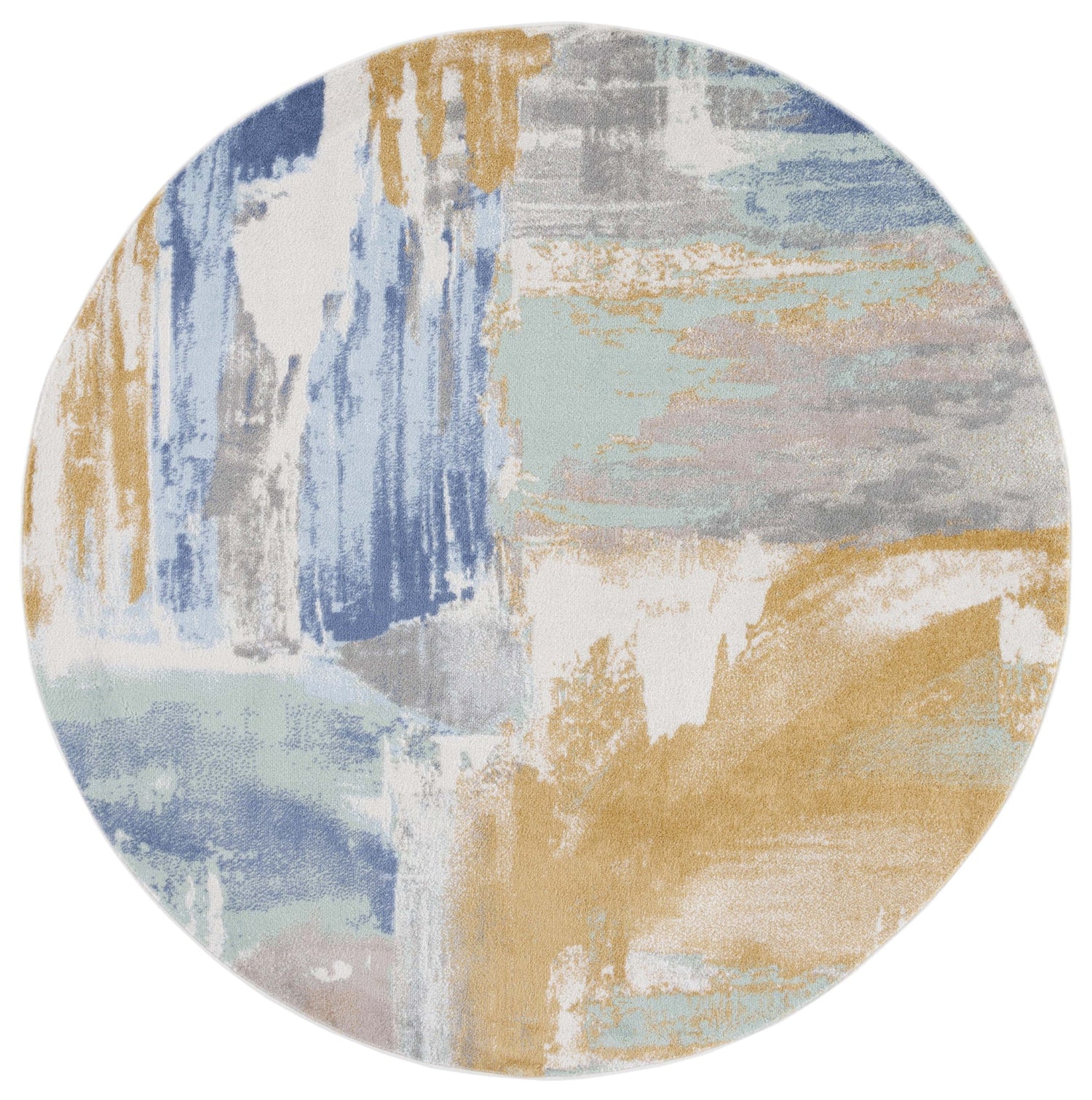 Safavieh Skyler Sky510D Gold/Blue Green Rug.