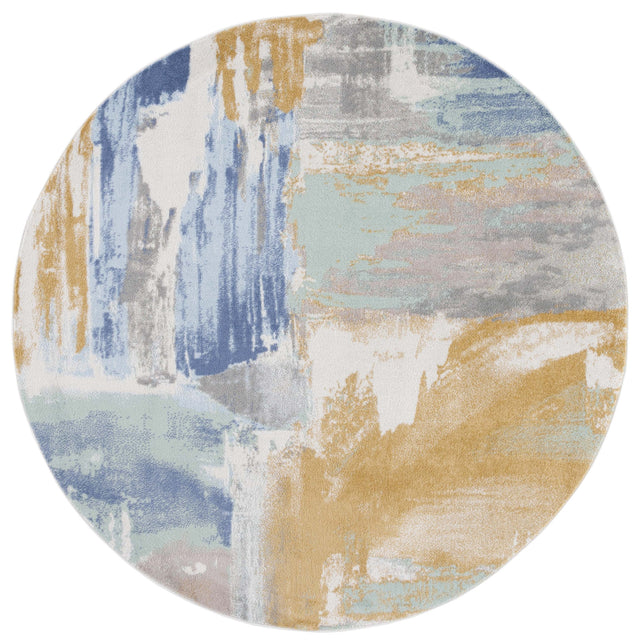 Safavieh Skyler Sky510D Gold/Blue Green Rug.