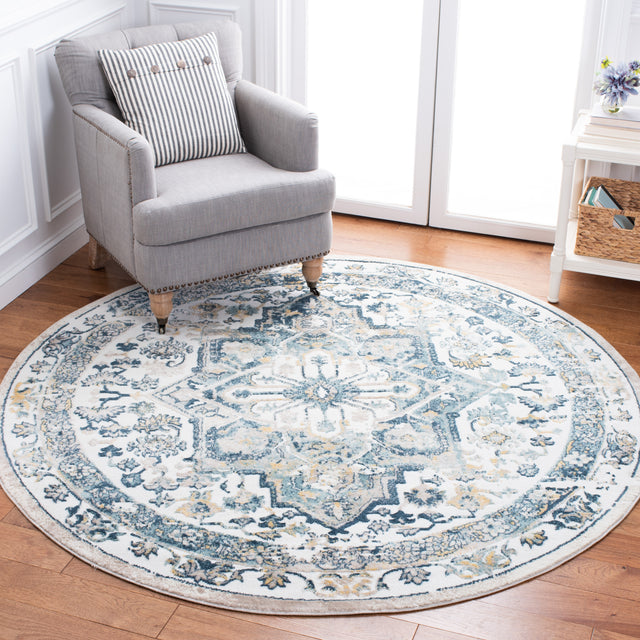 Safavieh Skyler Sky541A Ivory/Navy Rugs.