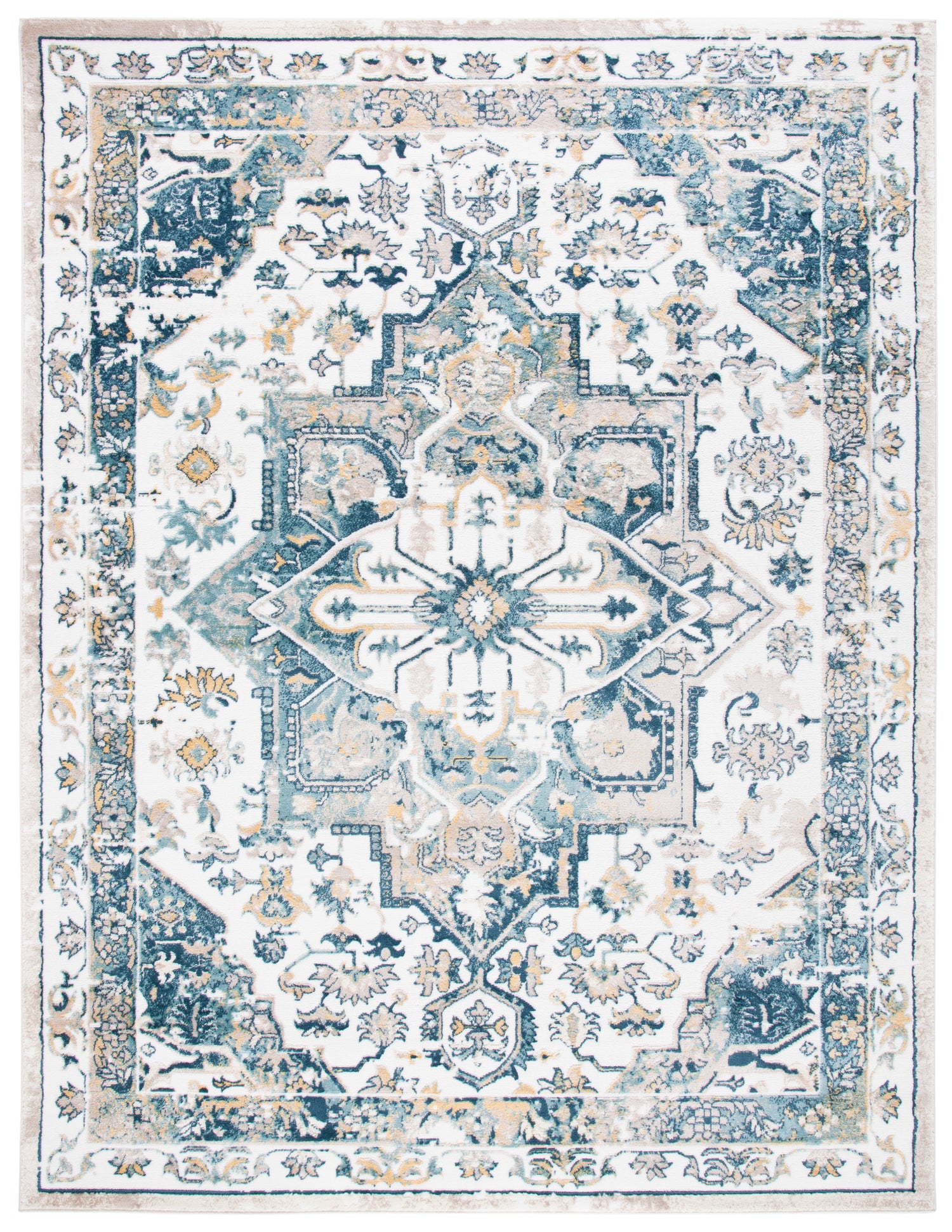 Safavieh Skyler Sky541A Ivory/Navy Rugs.