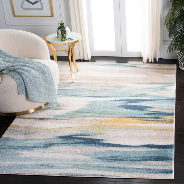 Safavieh Skyler Sky542B Beige/Navy Rugs.