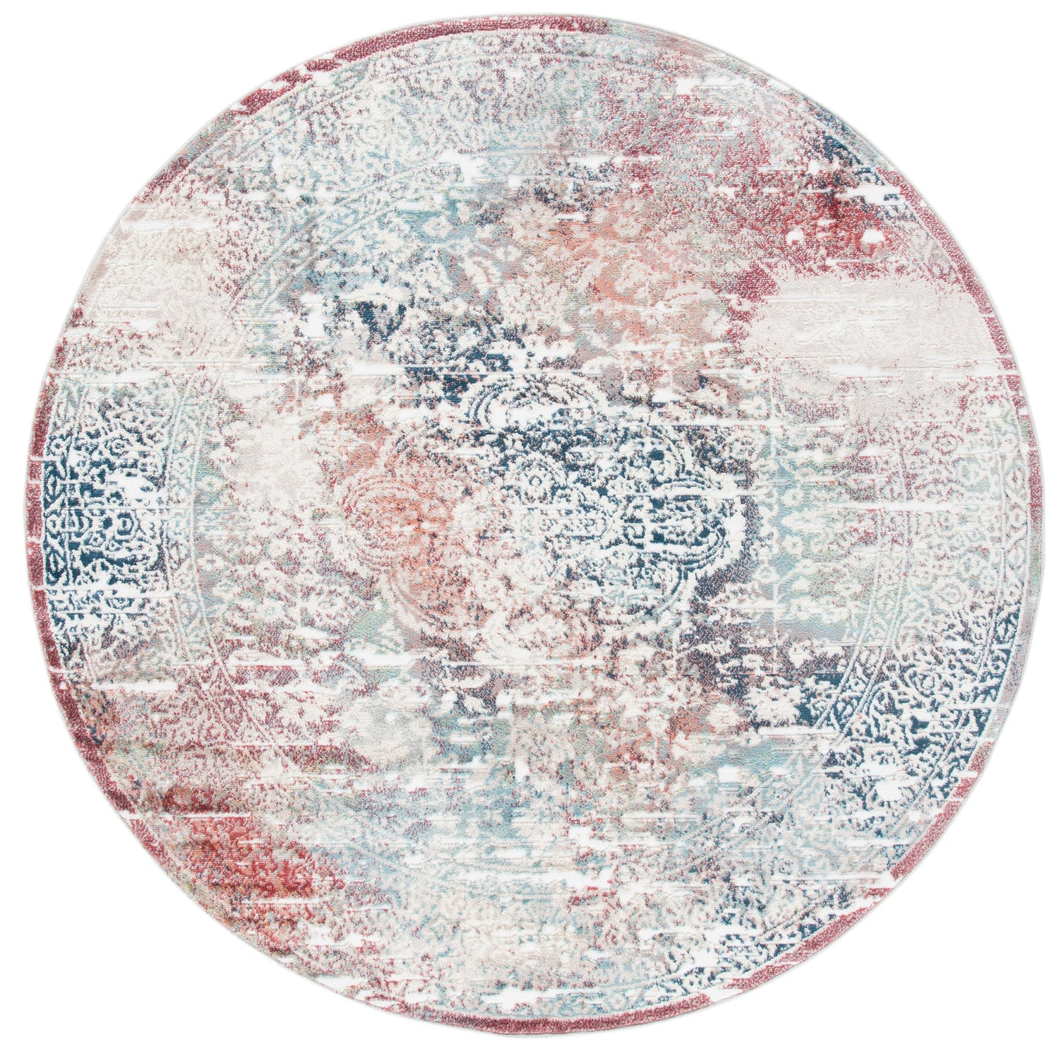 Safavieh Skyler Sky543A Beige/Burgundy Rugs.