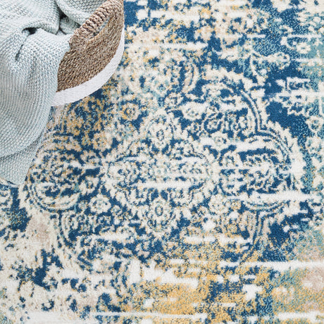 Safavieh Skyler Sky543M Navy/Gold Rugs.