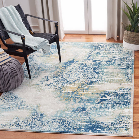 Safavieh Skyler Sky543M Navy/Gold Rugs.