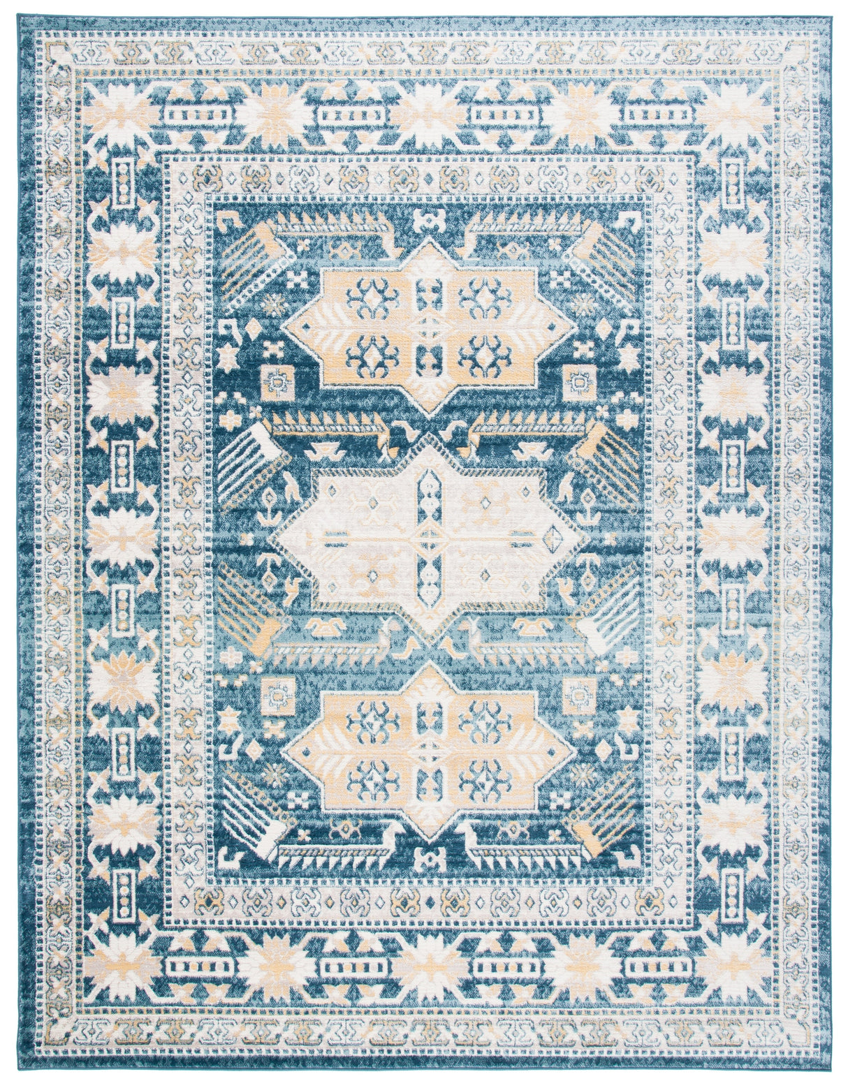 Safavieh Skyler Sky544A Beige/Navy Rugs.