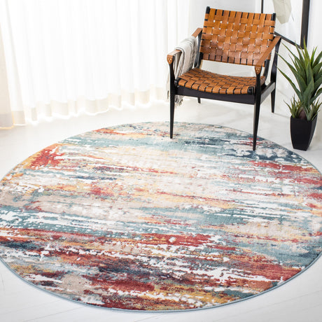 Safavieh Skyler Sky548A Beige/Burgundy Rugs.