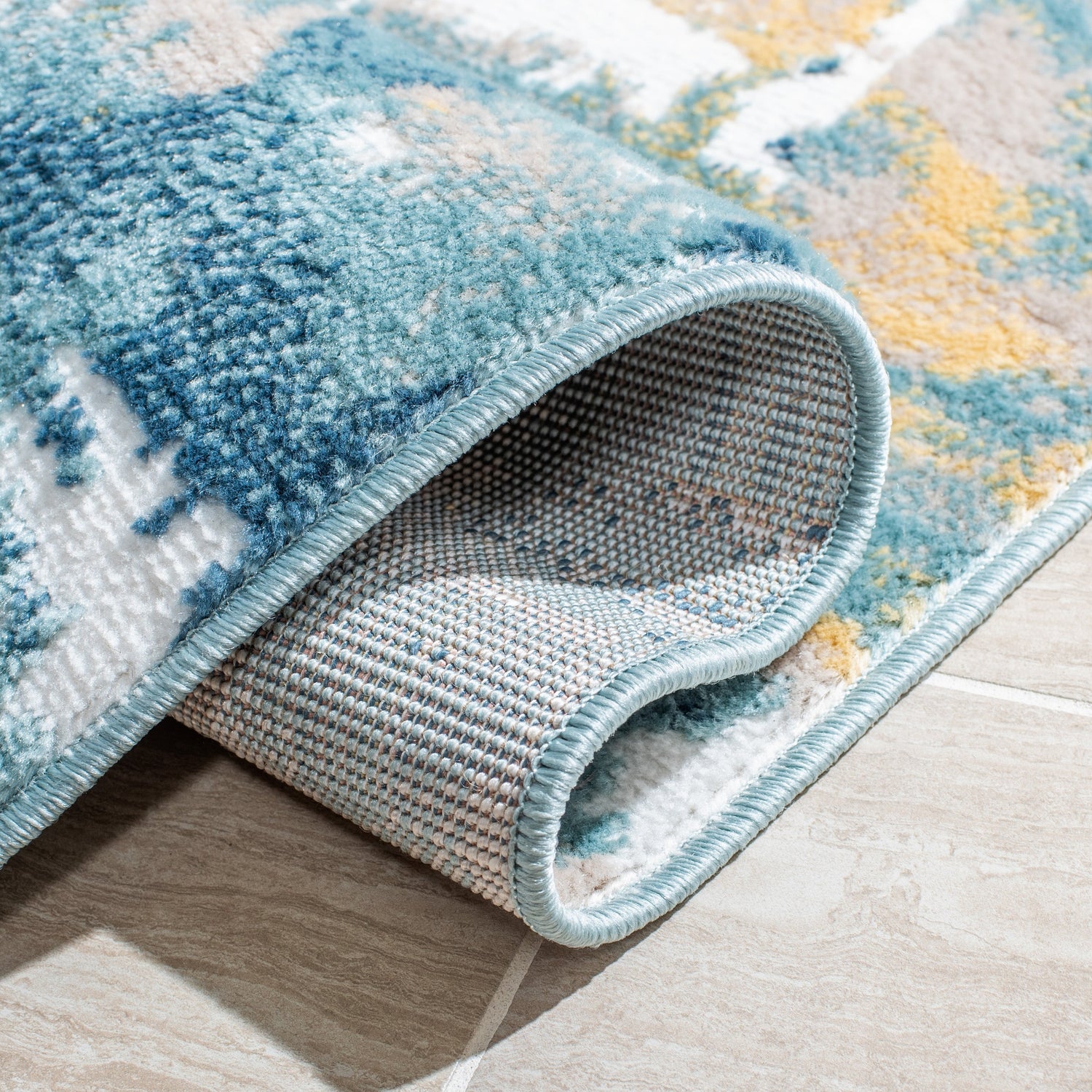 Safavieh Skyler Sky548J Teal/Gold Rugs.