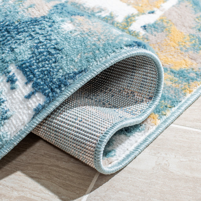Safavieh Skyler Sky548J Teal/Gold Rugs.