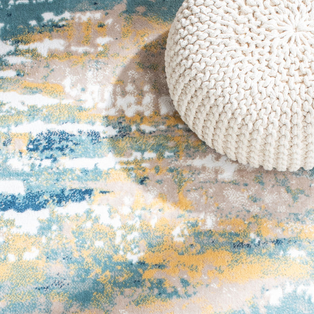 Safavieh Skyler Sky548J Teal/Gold Rugs.