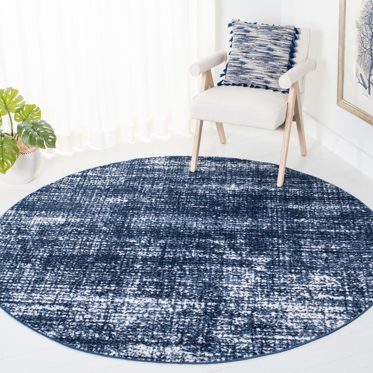 Safavieh Skyler Sky563N Navy/Ivory Rugs.