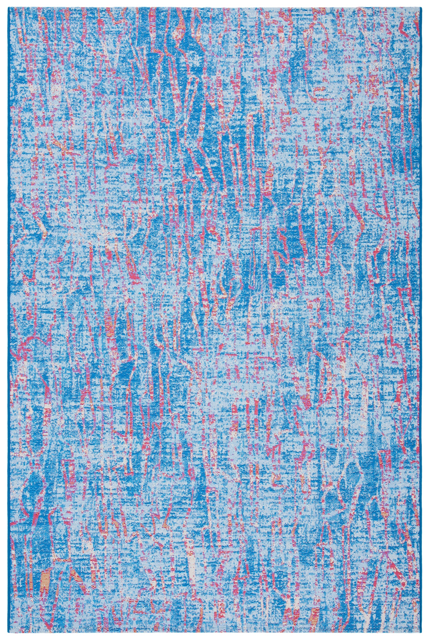 Safavieh Summer Smr408M Blue/Red Rugs.