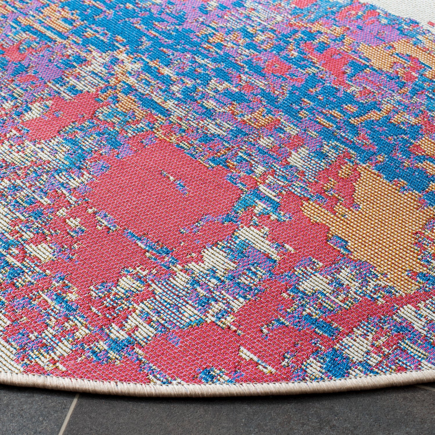 Safavieh Summer Smr409M Blue/Red Rugs.