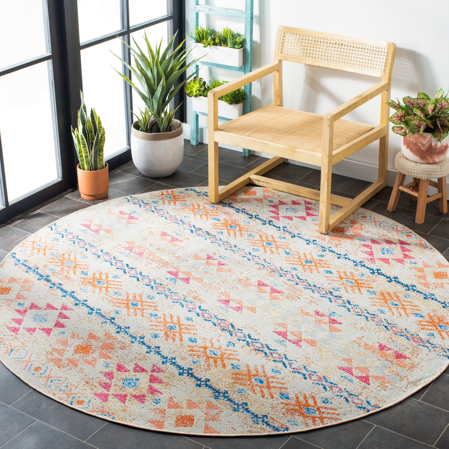 Safavieh Summer Smr420A Ivory/Red Rugs.