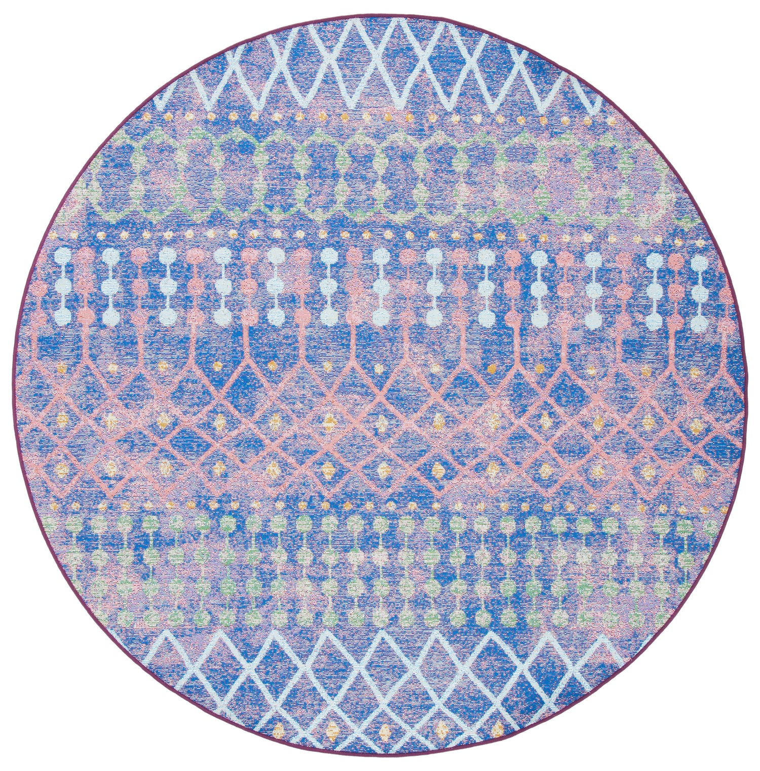Safavieh Summer Smr452M Blue/Light Blue Rugs.
