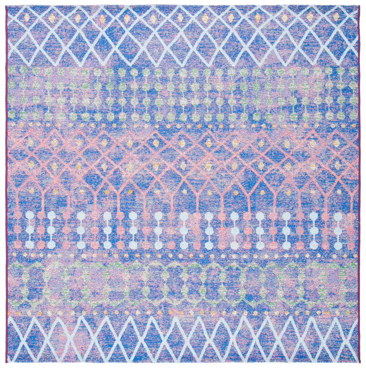 Safavieh Summer Smr452M Blue/Light Blue Rugs.