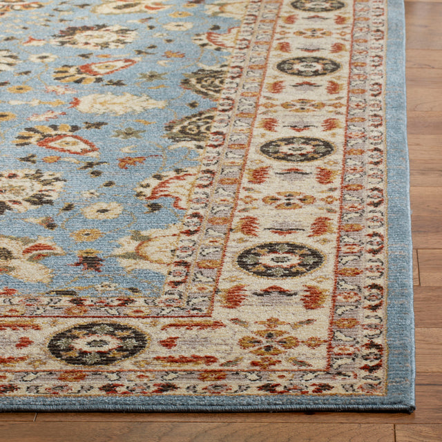 Safavieh Summit Smt418M Blue/Creme Rug.