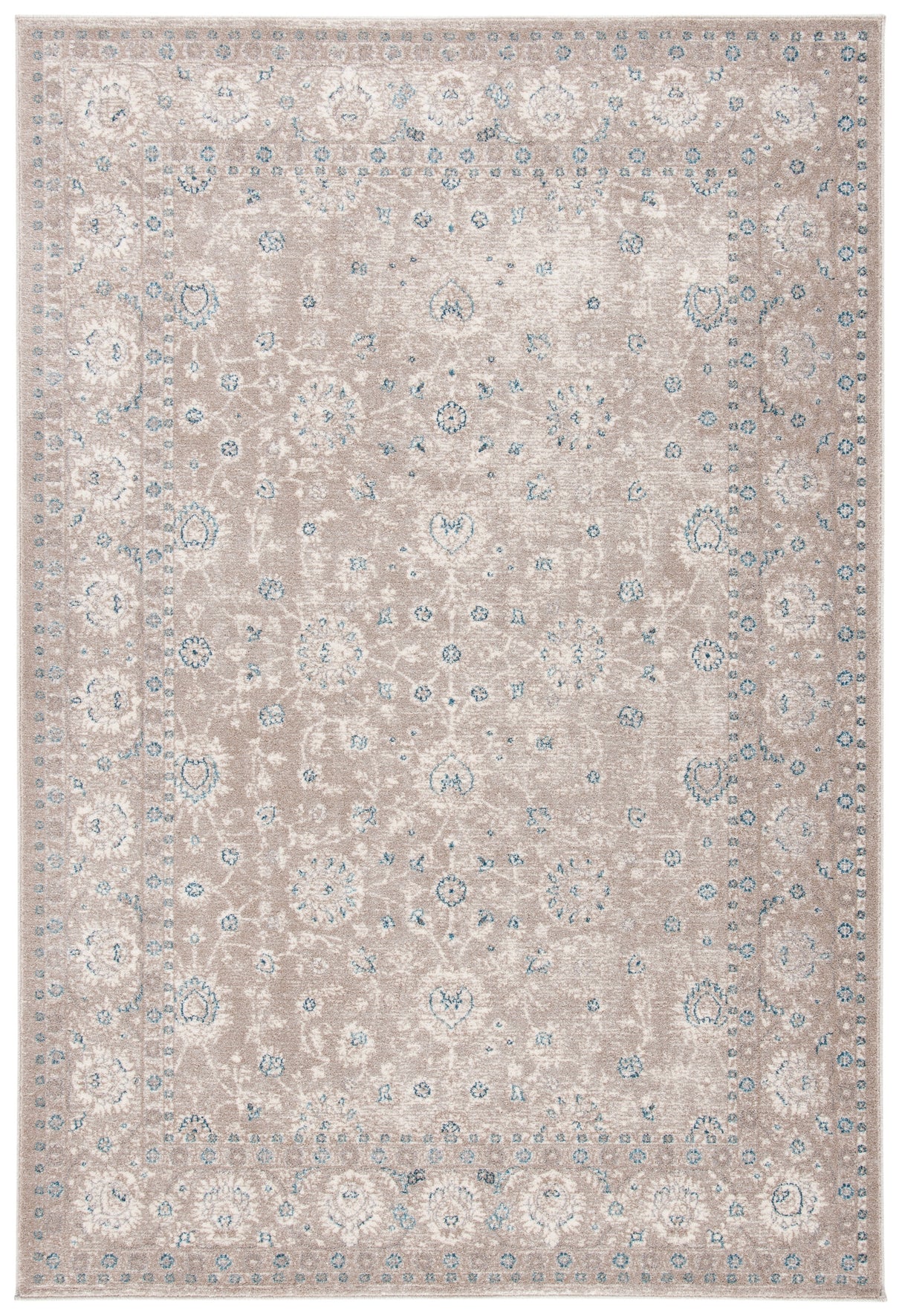Safavieh Sofia Sof330A Tan/Blue Rugs.