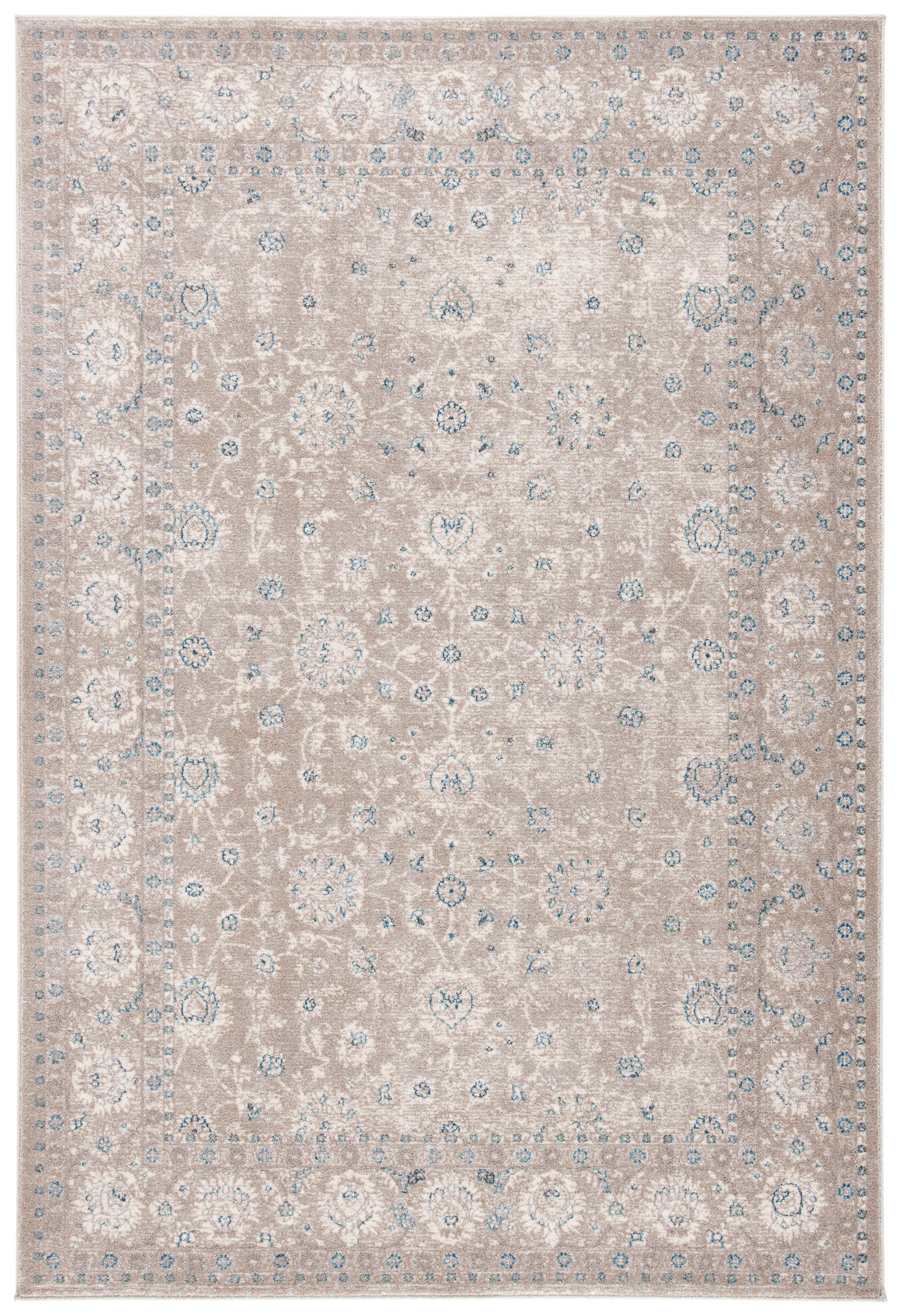Safavieh Sofia Sof330A Tan/Blue Rugs.