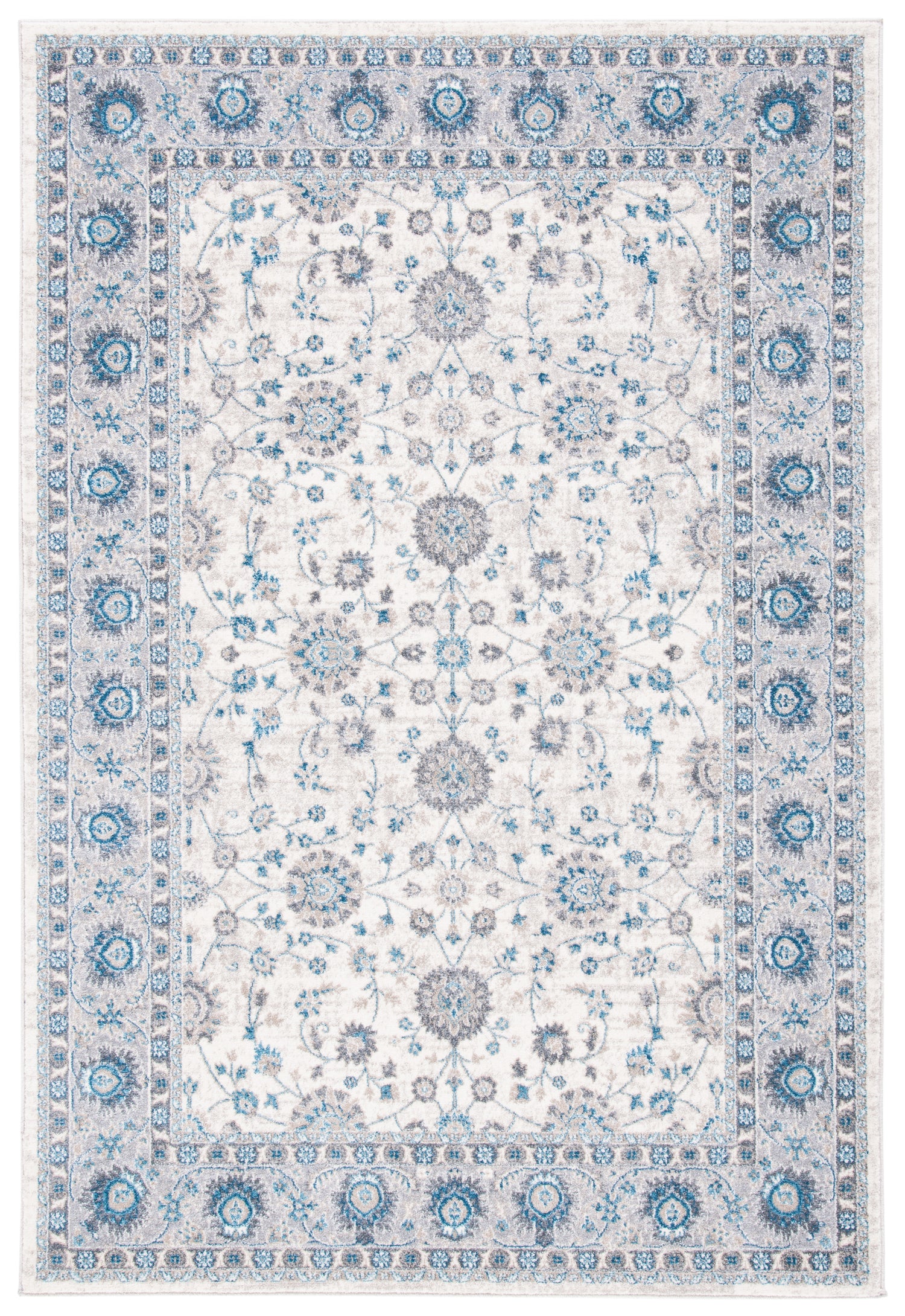 Safavieh Sofia Sof330C Ivory/Blue Rugs.